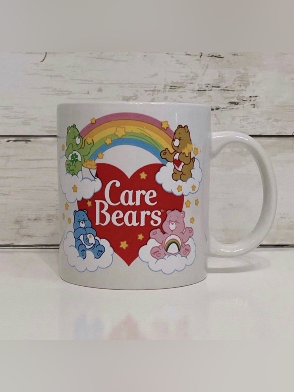 NWT Retro Style 20 oz Jumbo Care Bears Ceramic Mug PRICE FIRM